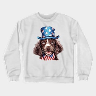 4th of July Dog #11 Crewneck Sweatshirt